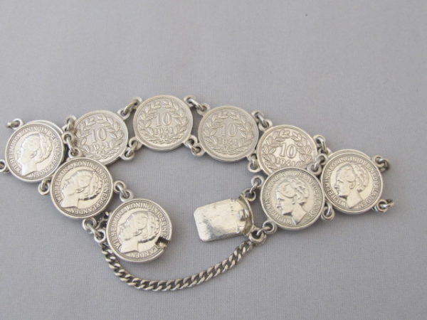 Zilveren Dubbeltjes Armband 354-Z
