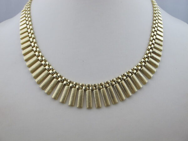 14 karaat antiek gouden collier Ketting. nr 156-G