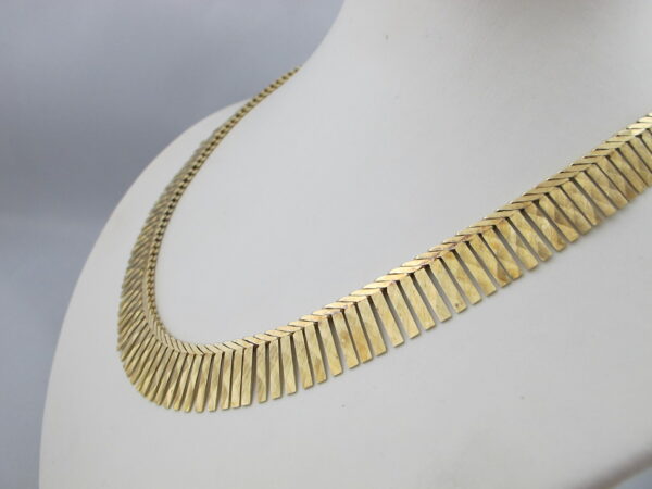 14 karaat antiek gouden collier Ketting. nr 155-G