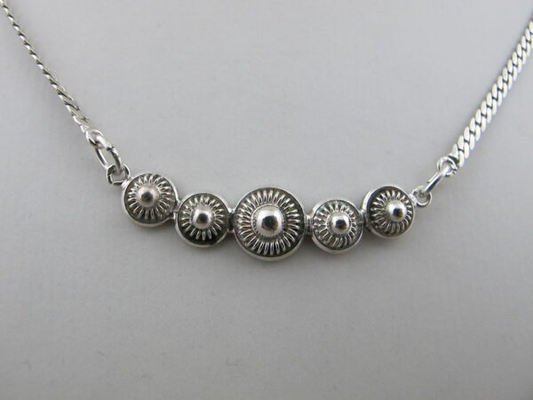 Antiek zilveren Zeeuwse Knop Collier Z-96