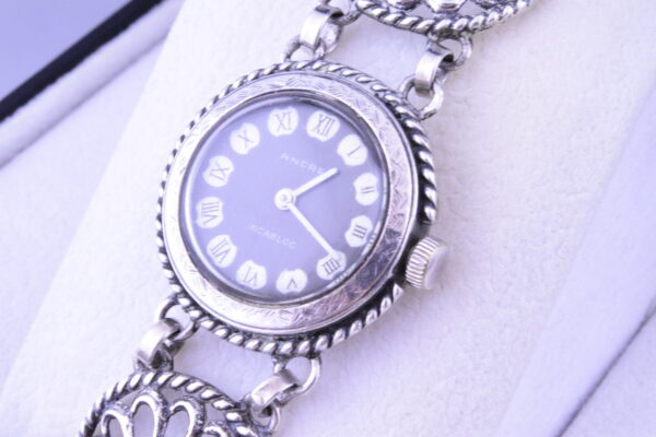 ANTIEK ZILVEREN HORLOGE ANCRE HANDOPWIND 330-Z