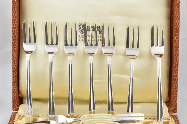 Zilveren Vorkjes Set 12 stuks in originele etui