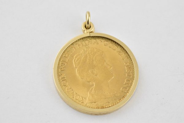 Gouden tientje met hangoogje 1547-G