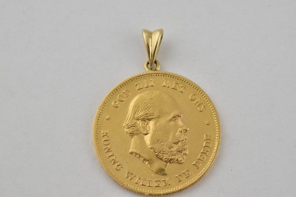 Gouden tientje met hangoogje 1529-G