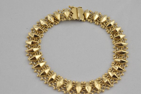 14 karaat antiek gouden Armband 565-G