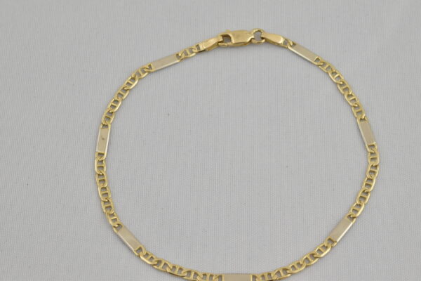 14 karaat bicolor gouden Armband 741-G